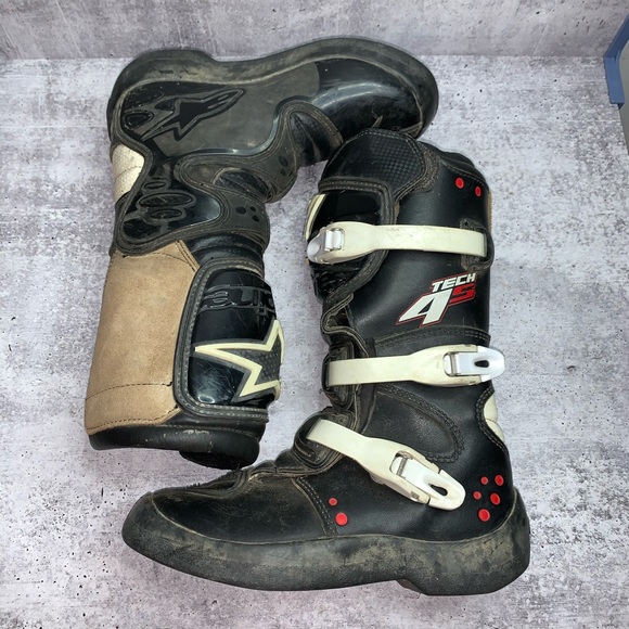Alpinestars Tech 4 Motocross Boots Size 